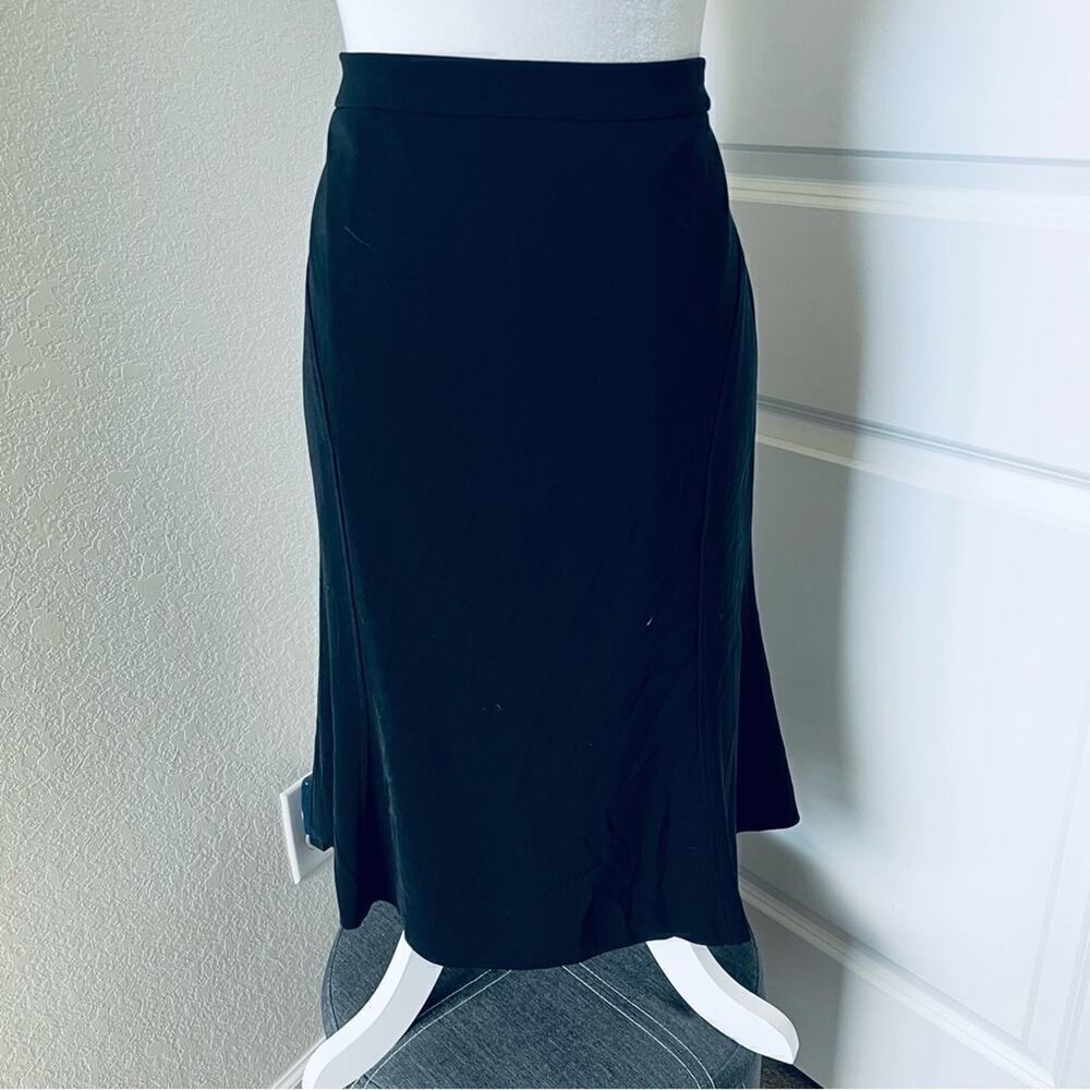 Hobbs British Luxury Brand Flared Hem Midi Skirt